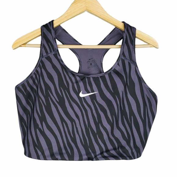 Nike Other - Nike Womens Dri Fit Swoosh Icon Clash Purple Black Sports Bra Plus Size 3X
